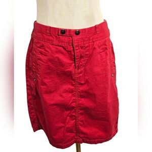 Converse Red Athleisure Mini Skirt